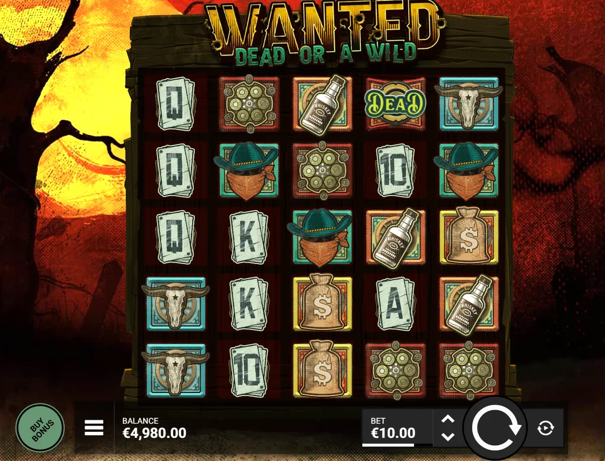 Wanted Dead Or A Wild Slot